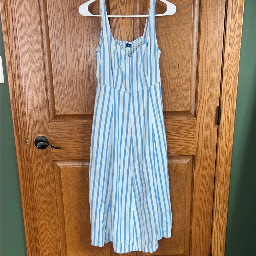 Old Navy Blue and White striped dress